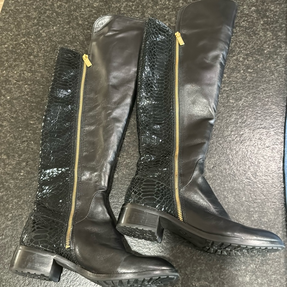 Gently used Michael Kors knee high bromley boots